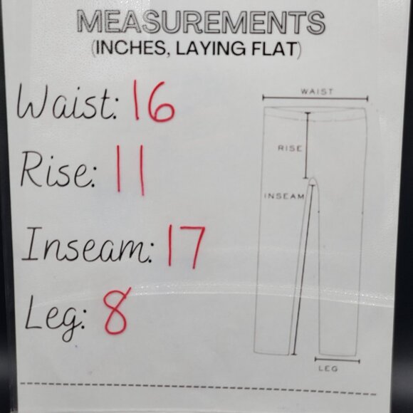 d. jeans Medium Wash Denim Capri Pants, Size 14 - Picture 5 of 7